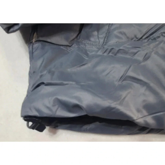 Marmot Stockholm II Down Puffer Jacket Mens Large Onyx Gray Quilted Pockets FLAW - Picture 7 of 10